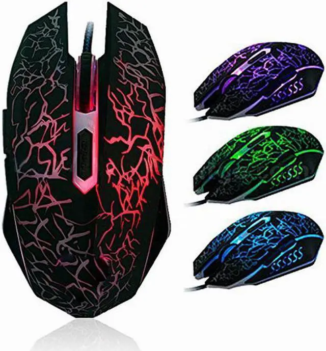 Main image of Topwin Professional Colorful Backlight 4000DPI Optical Wired Gaming Mouse Mice