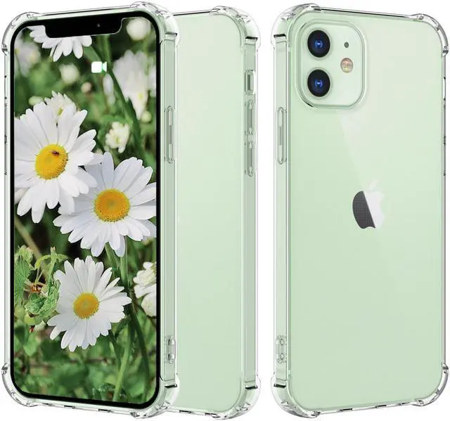 Main image of iPhone 12 Pro Max Case, iPhone 12 Pro Max Clear Case, Tekcoo Shockproof Rugged Soft TPU Bumper Case Shell Ultra-Thin Slim Flexible Rubber Anti-Scratch Protective Phone Cover For iPhone 12 Pro Max