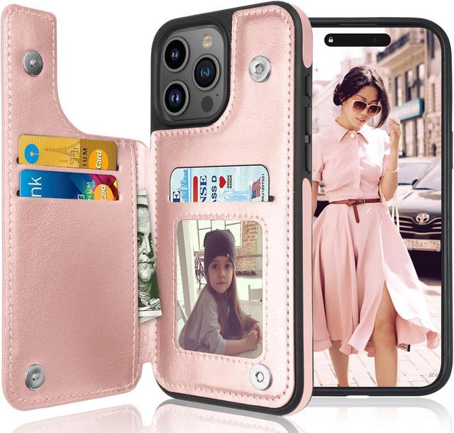 Back Holder Luxury Leather Case for iPhone 12 Series 