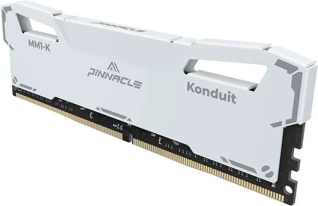 Alt view image 3 of 7 - Timetec Pinnacle Konduit 16GB DDR4 3200MHz PC4-25600 CL16-20-20-40 1.35V Dual Rank Compatible for AMD and Intel Desktop Gaming PC Memory Module - White