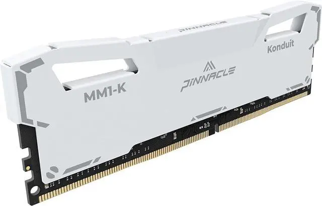 Alt view image 2 of 7 - Timetec Pinnacle Konduit 16GB DDR4 3200MHz PC4-25600 CL16-20-20-40 1.35V Dual Rank Compatible for AMD and Intel Desktop Gaming PC Memory Module - White