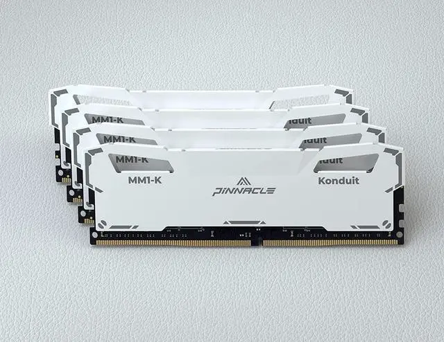 Alt view image 5 of 7 - Timetec Pinnacle Konduit 16GB DDR4 3200MHz PC4-25600 CL16-20-20-40 1.35V Dual Rank Compatible for AMD and Intel Desktop Gaming PC Memory Module - White