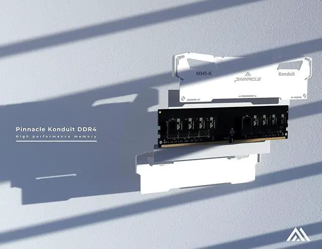 Alt view image 4 of 7 - Timetec Pinnacle Konduit 16GB DDR4 3200MHz PC4-25600 CL16-20-20-40 1.35V Dual Rank Compatible for AMD and Intel Desktop Gaming PC Memory Module - White