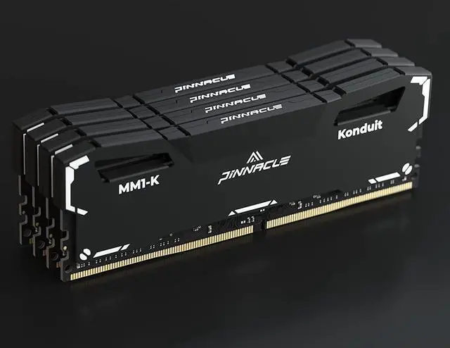 Alt view image 6 of 7 - Timetec Pinnacle Konduit 8GB DDR4 3200MHz PC4-25600 CL16-18-18-38 1.35V Compatible for AMD and Intel Desktop Gaming PC Memory Module RAM - Black