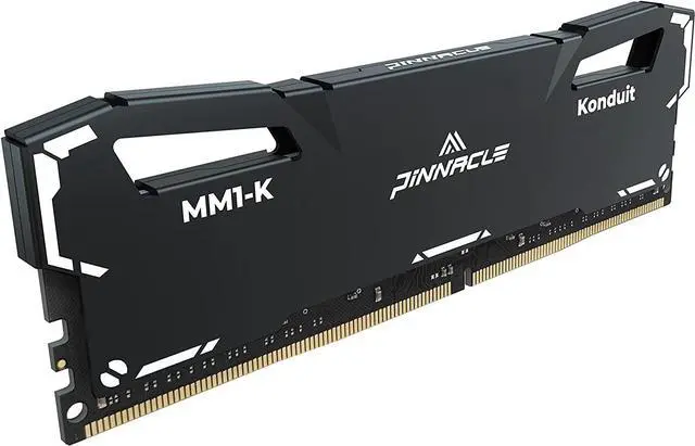 Alt view image 2 of 7 - Timetec Pinnacle Konduit 8GB DDR4 3200MHz PC4-25600 CL16-18-18-38 1.35V Compatible for AMD and Intel Desktop Gaming PC Memory Module RAM - Black