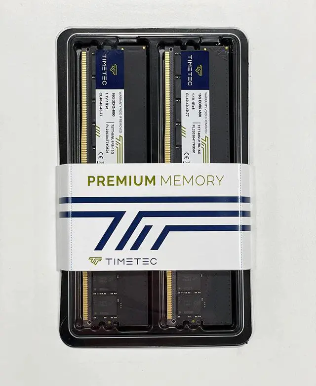 Alt view image 6 of 7 - Timetec 32GB KIT(2x16GB) DDR5 4800MHz PC5-38400 Unbuffered Non-ECC 1.1V CL40 1Rx8 Single Rank 288 Pin UDIMM Desktop Memory RAM Module Upgrade (32GB KIT(2x16GB))