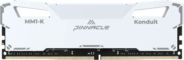 Main image of Timetec Pinnacle Konduit 32GB DDR4 3200MHz PC4-25600 CL16-18-18-38 XMP2.0 Overclocking 1.35V Dual Rank Compatible for AMD and Intel Desktop Gaming PC Memory Module - White