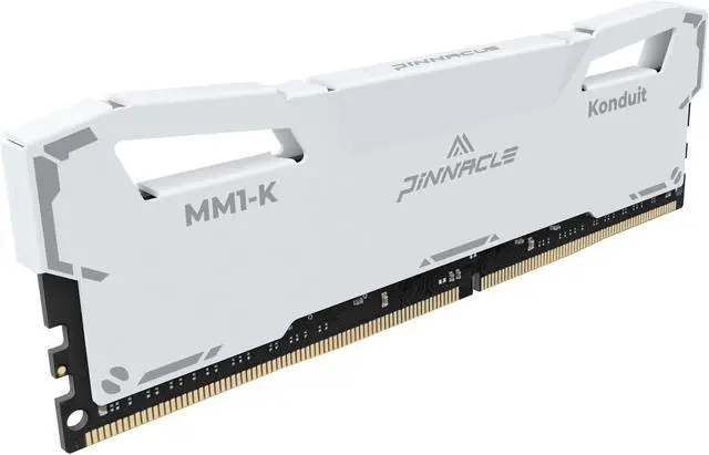 Alt view image 2 of 6 - Timetec Pinnacle Konduit 16GB DDR4 3600MHz PC4-28800 CL18-22-22-42 XMP2.0 Overclocking 1.35V Dual Rank Compatible for AMD and Intel Desktop Gaming PC Memory Module - White