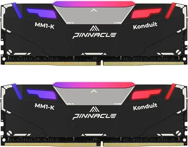 Main image of Timetec Pinnacle Konduit RGB 16GB KIT(2x8GB) DDR4 3200MHz PC4-25600 CL16-18-18-38 1.35V Compatible for AMD and Intel Desktop Gaming Memory Module RAM (PKMD4U3200C16CHB8GK2)