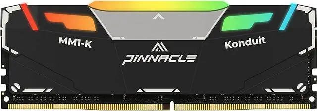 Alt view image 2 of 8 - Timetec Pinnacle Konduit RGB 16GB KIT(2x8GB) DDR4 3200MHz PC4-25600 CL16-18-18-38 1.35V Compatible for AMD and Intel Desktop Gaming Memory Module RAM (PKMD4U3200C16CHB8GK2)