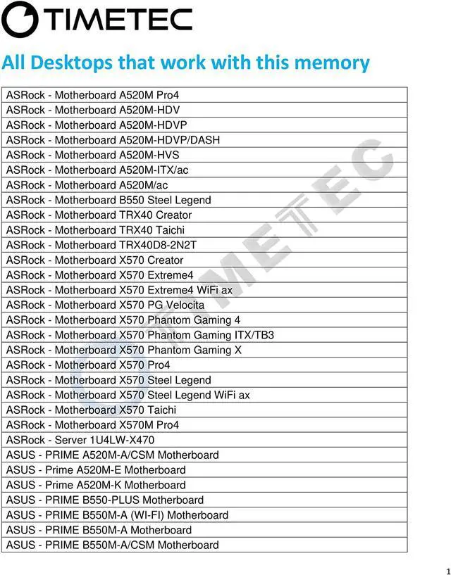 Alt view image 2 of 7 - Timetec 64GB KIT(2x32GB) DDR4 3200MHz PC4-25600 CL22 1.35V Non-ECC Unbuffered Designed for Gaming and Graphic Compatible with AMD and Intel Desktop PC Computer Memory Module Upgrade (64GB KIT(2x32GB))