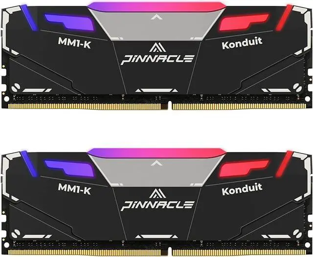 Alt view image 8 of 8 - Timetec Pinnacle Konduit RGB 16GB KIT(2x8GB) DDR4 3200MHz PC4-25600 CL16-18-18-38 1.35V Compatible for AMD and Intel Desktop Gaming Memory Module RAM (PKMD4U3200C16CHB8GK2)