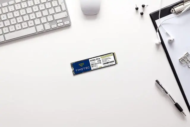 Alt view image 5 of 7 - Timetec 1TB 3D NAND NVMe Gen3x4 PCIe M.2 2280 Internal Solid State Drive