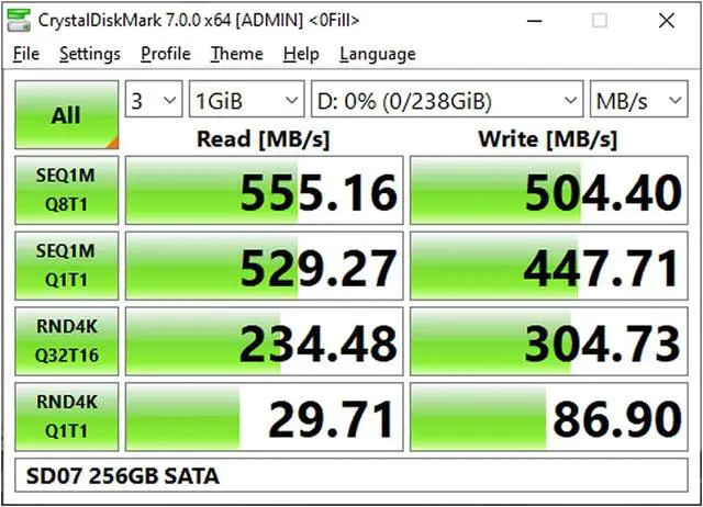 Alt view image 6 of 7 - Timetec 256GB 2.5 Inch SATA III 3D NAND Internal Solid State Drive SSD