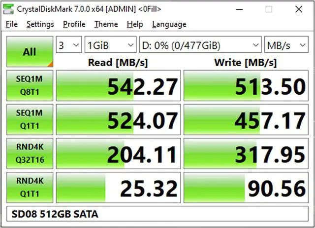 Alt view image 6 of 6 - Timetec 512GB 2.5 Inch SATA III 3D NAND Internal Solid State Drive SSD