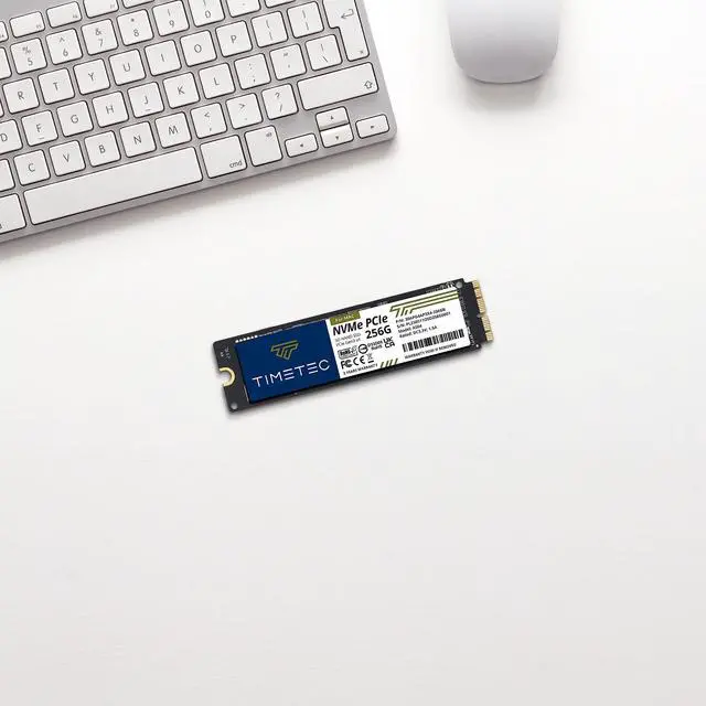 Alt view image 2 of 7 - Timetec 256GB MAC SSD NVMe PCIe Gen3x4 3D NAND TLC Read Up to 1,950MB/s Compatible with Apple MacBook Air (2013-2015, 2017), MacBook Pro (2013-2015), iMac (2013-2019), Mac Pro (2013), Mac Mini (2014)