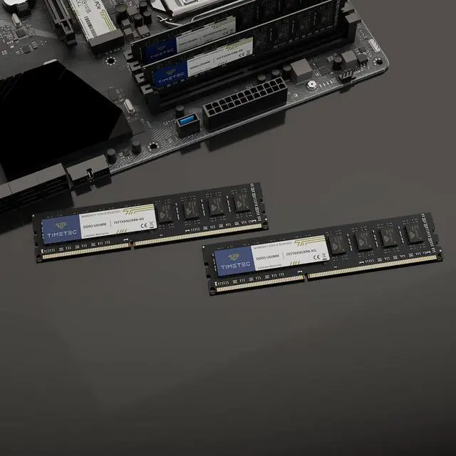 Alt view image 3 of 6 - Timetec 8GB KIT (2x4GB) DDR3 / DDR3L 1333MHz PC3-10600 Non ECC Unbuffered 1.5V / 1.35V CL9 Dual Rank for Dell Optiplex 780 DT/MT/SFF Memory Ram Upgrade and More (Low Density 8GB KIT (2x4GB))