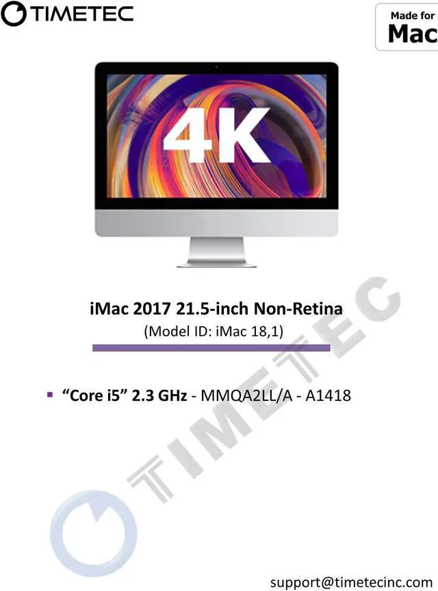 Alt view image 4 of 6 - Timetec 32GB KIT(2x16GB) Compatible for Apple 2017 iMac (27-inch w/Retina 5K, 21.5-inch w/Retina 4K / Non-Retina 4K) DDR4 2400MHz PC4-19200 SODIMM MAC RAM Upgrade for iMac 18,1 / iMac 18,2 / iMac 18,3