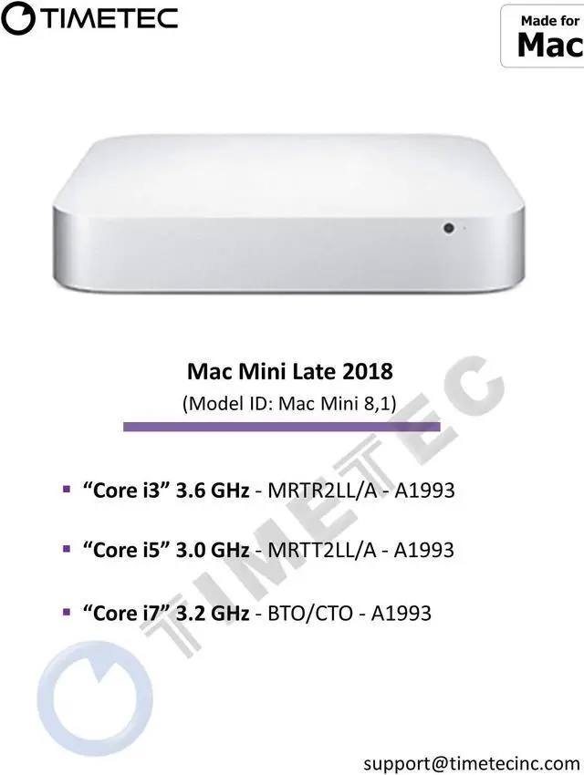 Alt view image 6 of 6 - Timetec 16GB KIT(2x8GB) Compatible for Apple DDR4 2666MHz for Mid 2020 iMac (20,1/20,2) / Mid 2019 iMac (19,1) 27-inch w/Retina 5K Display, Late 2018 Mac mini (8,1) PC4-21333 / PC4-21300 MAC RAM