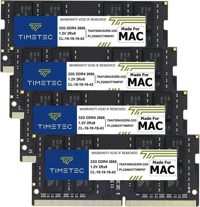 A-Tech DDR4 2666MHz 128GBメモリ iMac A-Tech 128GB Kit (4x32GB) RAM