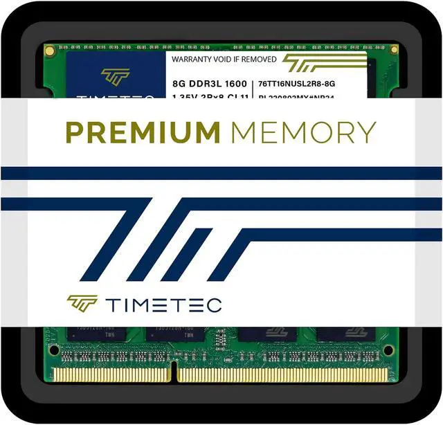 Alt view image 7 of 7 - Timetec 16GB KIT(2x8GB) DDR3L/DDR3 1600MHz(DDR3L-1600) PC3L-12800 Non-ECC Unbuffered 1.35V/1.5V CL11 2Rx8 Dual Rank 204 Pin SODIMM Laptop Notebook RAM