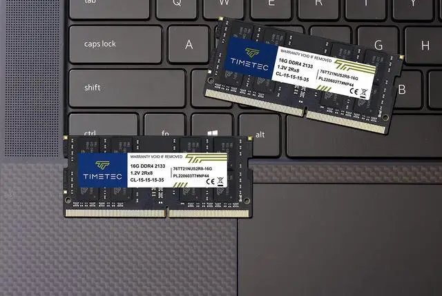 Alt view image 4 of 6 - Timetec 16GB DDR4 2133MHz PC4-17000 Non-ECC Unbuffered 1.2V CL15 260 Pin SODIMM Laptop Notebook PC Computer Memory RAM Module Upgrade (16GB)