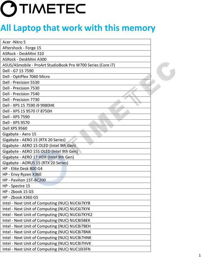 Alt view image 7 of 7 - Timetec 32GB DDR4 2666MHz (PC4-2666V) PC4-21300 SODIMM Laptop RAM 260-Pin 1.2V CL19 Non-ECC Unbuffered Memory Module for Laptop, Notebook, Mini PC, All-in-One