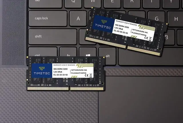 Alt view image 4 of 7 - Timetec 32GB KIT(2x16GB) DDR4 3200MHz PC4-25600 Non-ECC Unbuffered 1.2V CL22 260 Pin SODIMM Compatible with AMD and Intel Gaming Laptop Notebook PC Computer Memory RAM Module Upgrade