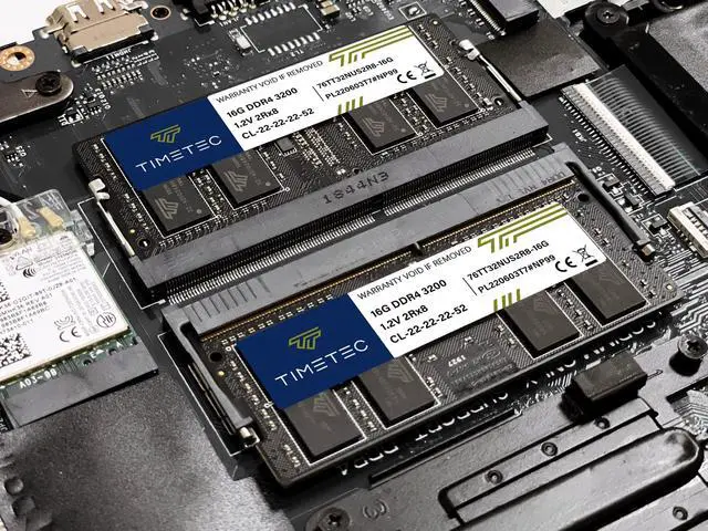 Alt view image 7 of 7 - Timetec 32GB KIT(2x16GB) DDR4 3200MHz PC4-25600 Non-ECC Unbuffered 1.2V CL22 260 Pin SODIMM Compatible with AMD and Intel Gaming Laptop Notebook PC Computer Memory RAM Module Upgrade