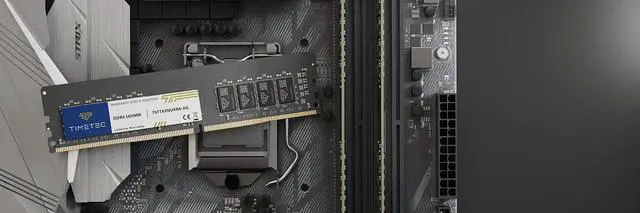 Alt view image 4 of 5 - Timetec 16GB DDR4 3200MHz (or 2933MHz or 2666MHz) PC4-25600 CL22 1.2V Non-ECC Unbuffered 2Rx8 Dual Rank 288 Pin UDIMM Desktop PC Computer Memory RAM Module Upgrade