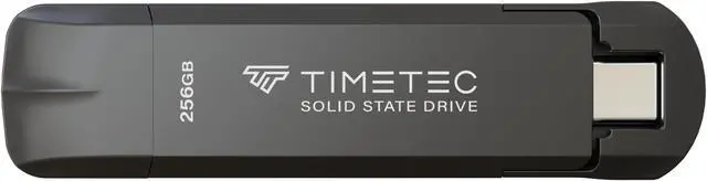 Main image of Timetec 256GB Pro Portable USB 3.2 Gen 2 Type-C/Type-A SSD Read Speed 1000MB/s Solid State Drive Stick
