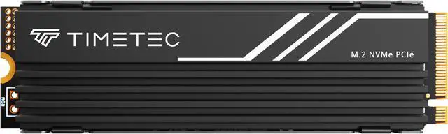 Main image of Timetec 1TB PCIe 4.0 Heatsink Gaming SSD NVMe Phison E27T PCIe Gen4x4 M.2 2280 3D NAND TLC SLC Cache Read/Write Speed Up to 7,400/6,100 MB/s Internal Solid State Drive for PS5, PC Desktop