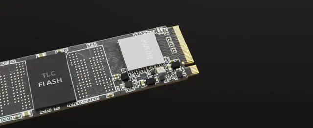 Alt view image 7 of 7 - Timetec 2TB PCIe 4.0 White Heatsink Gaming SSD NVMe Phison E27T PCIe Gen4x4 M.2 2280 3D NAND TLC SLC Cache Read/Write Speed Up to 7,400/6,400 MB/s Internal Solid State Drive for PS5, PC Desktop