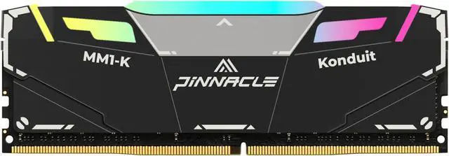 Main image of Timetec Pinnacle Konduit RGB 8GB DDR4 3600MHz PC4-28800 CL18-22-22-42 1.35V Compatible for AMD and Intel Desktop Gaming PC Memory Module RAM - Black