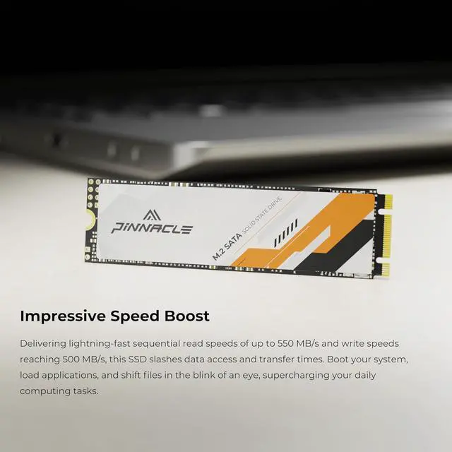 Alt view image 3 of 5 - Timetec 1TBx10 (10 Pack) SSD 3D NAND QLC SATA III 6Gb/s M.2 2280 NGFF Read Speed Up to 510MB/s SLC Cache Performance Boost Internal Solid State Drive for PC Computer Laptop and Desktop