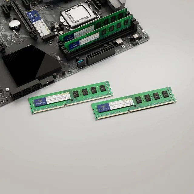 Alt view image 3 of 7 - Timetec 8GB DDR3 1600MHz(DDR3-1600) PC3-12800 Non-ECC Unbuffered 1.5V CL11 2Rx8 Dual Rank 240 Pin UDIMM Desktop PC Computer Memory RAM Module Upgrade