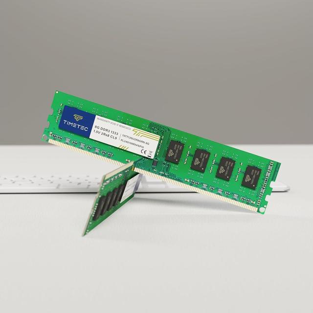 Alt view image 2 of 7 - Timetec 32GB KIT(4x8GB) DDR3 1333MHz PC3-10600 Non-ECC Unbuffered 1.5V CL9 2Rx8 Dual Rank 240 Pin UDIMM PC Desktop Computer Memory RAM Module Upgrade (32GB KIT(4x8GB))
