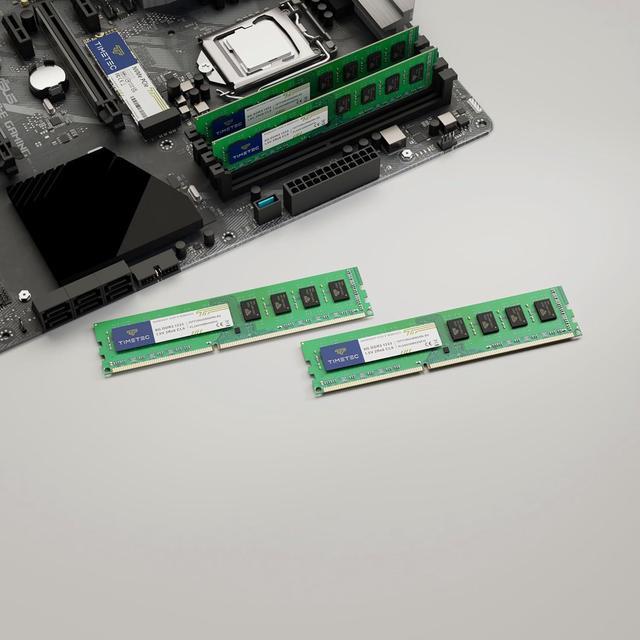 Alt view image 3 of 7 - Timetec 32GB KIT(4x8GB) DDR3 1333MHz PC3-10600 Non-ECC Unbuffered 1.5V CL9 2Rx8 Dual Rank 240 Pin UDIMM PC Desktop Computer Memory RAM Module Upgrade (32GB KIT(4x8GB))