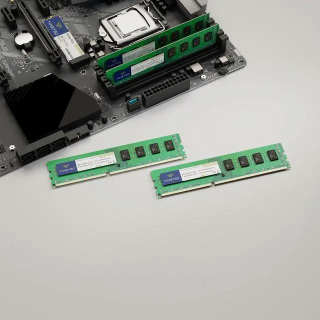 Alt view image 3 of 7 - Timetec 80GB KIT(10x8GB) DDR3 1333MHz PC3-10600 Non-ECC Unbuffered 1.5V CL9 2Rx8 Dual Rank 240 Pin UDIMM PC Desktop Computer Memory RAM Module Upgrade (80GB KIT(10x8GB))