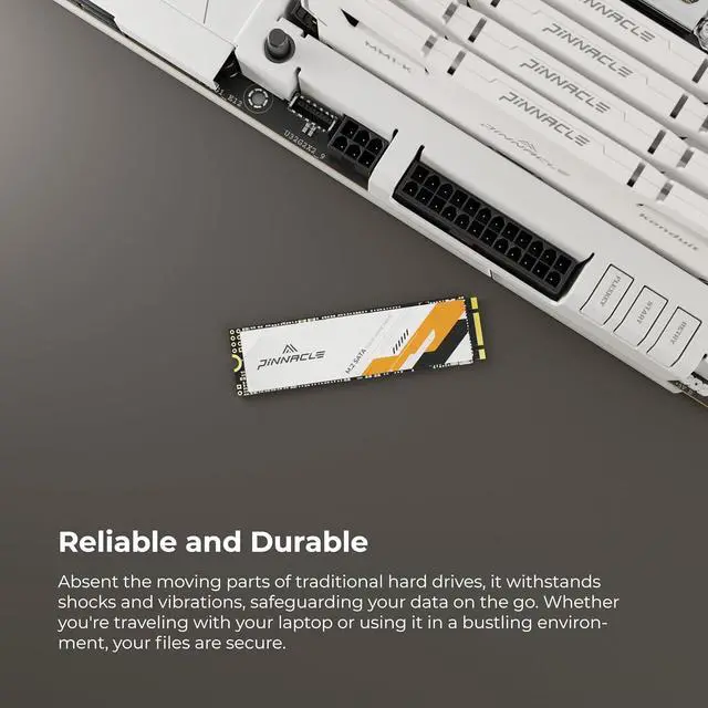 Alt view image 5 of 5 - Timetec 128GB SSD 3D NAND SATA III 6Gb/s M.2 2280 NGFF 64TBW Read Speed Up to 550MB/s SLC Cache Performance Boost Internal Solid State Drive for PC Computer Laptop and Desktop (Pinnacle)