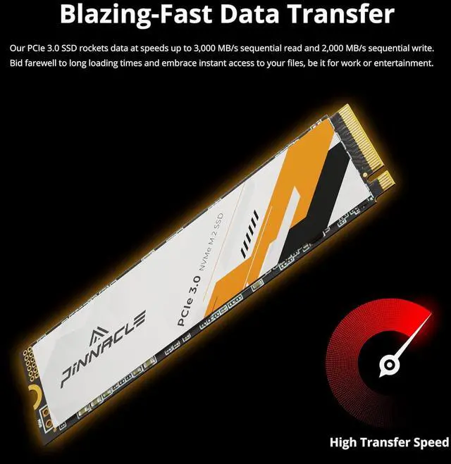 Alt view image 2 of 5 - Timetec 1TB SSD NVMe PCIe Gen3x4 8Gb/s M.2 2280 3D NAND High Performance SLC Cache Read Speed Up to 3,000MB/s Internal Solid State Drive for PC Laptop and Desktop
