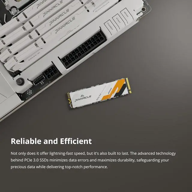 Alt view image 3 of 5 - Timetec 1TB SSD NVMe PCIe Gen3x4 8Gb/s M.2 2280 3D NAND High Performance SLC Cache Read Speed Up to 3,000MB/s Internal Solid State Drive for PC Laptop and Desktop
