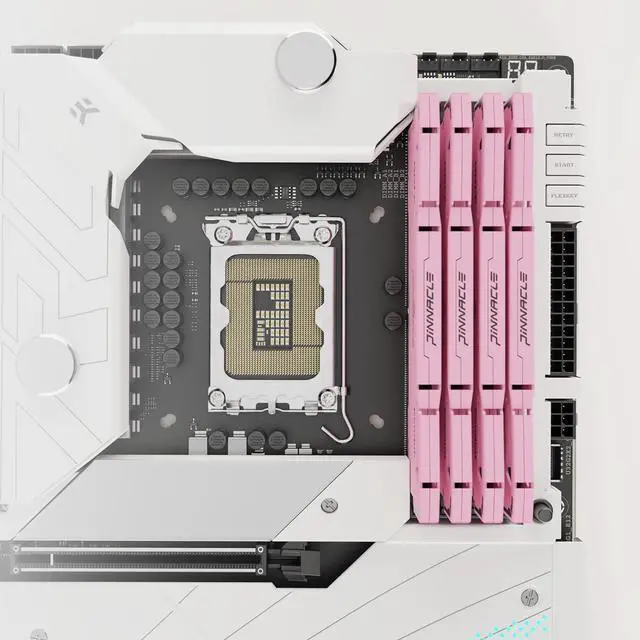 Alt view image 7 of 7 - Timetec Pinnacle Konduit 32GB KIT(2x16GB) DDR4 3200MHz PC4-25600 CL16-18-18-38 XMP2.0 Overclocking 1.35V Compatible for AMD and Intel Desktop Gaming PC Memory Module RAM - Pink