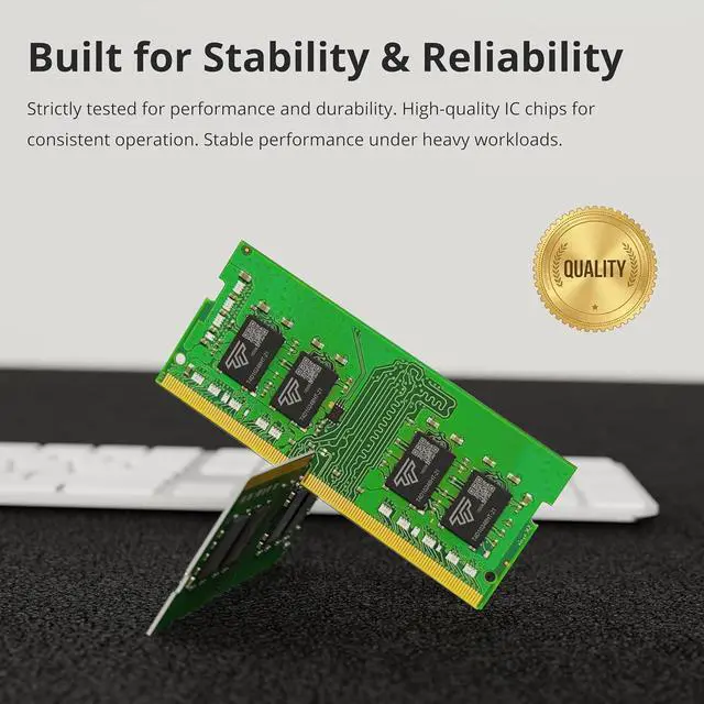 Alt view image 6 of 7 - Timetec 16GB KIT (2x8GB) DDR4 3200MHz (PC4-3200AA) PC4-25600 SODIMM Laptop RAM 260-Pin 1.2V CL22 Non-ECC Unbuffered Memory Module for Laptop, Notebook, Mini PC, All-in-One