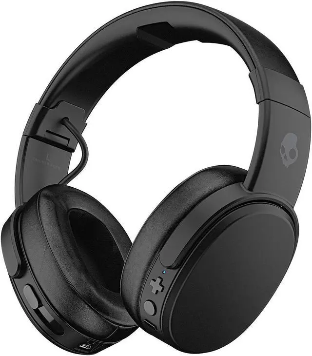 Alt view image 5 of 9 - Skullcandy Crusher 3.0 Bluetooth Over-Ear Headphones - Black/Coral