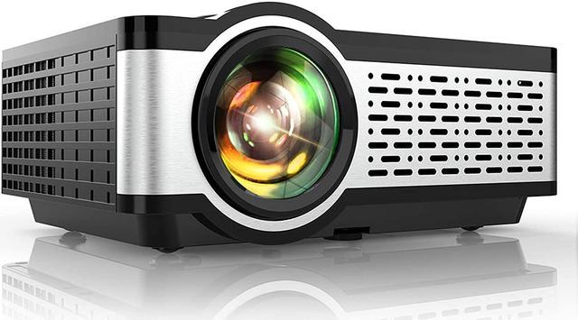 TOPTRO Portable Projector,5500 Lumens Video Projector Support 1080P,200  Display,HiFi Speaker,[Native 720P] 55000 Hrs Outdoor/Home Projector  Compatible with TV Stick/Phone/Laptop/PS4/SD/USB/VGA/HDMI 