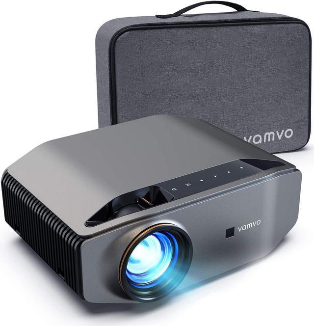 Projector for Outdoor Movies, vamvo L6200 1080P Full HD Video Projector  with max 300” Display, 5000Lux, Ideal for Outdoor, Home Theater, Compatible