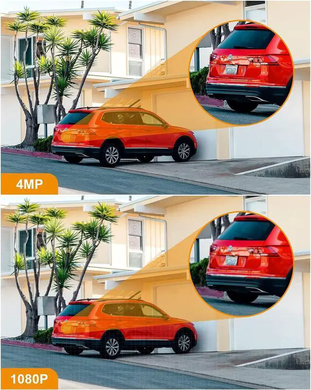 Alt view image 4 of 7 - Imou Security Camera Outdoor with Floodlight and Sound Alarm, 4MP QHD Pan/Tilt 2.4G Wi-Fi Camera, IP66 Weatherproof 2.5K Bullet Camera, Full Color Night Vision IP Camera with 2-way Talk, Cruiser
