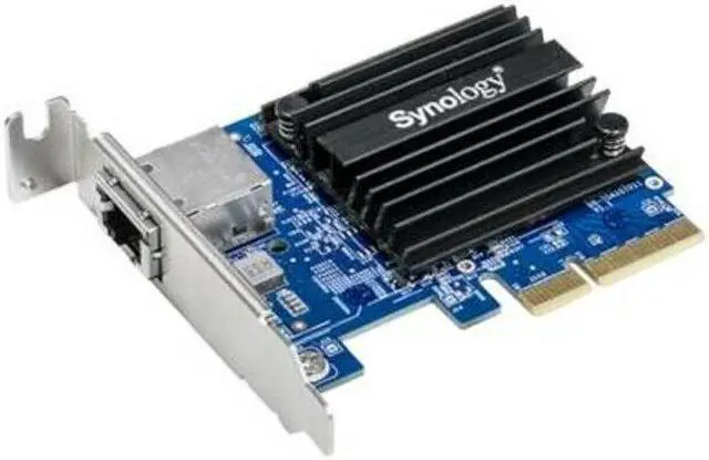 Main image of Synology E10G18-T1 Accessory 10Gb Ethernet Adapter 1xRJ45 port PCI Express