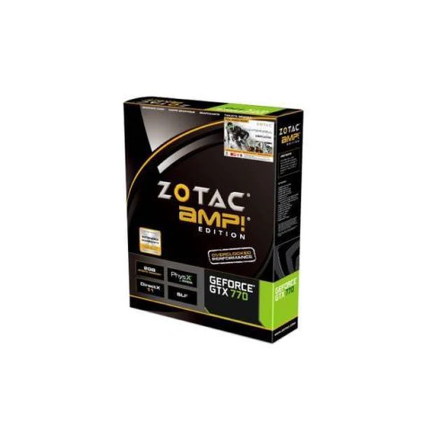 Alt view image 3 of 7 - New ZOTAC Video Card NVIDIA GeForce GTX 770 AMP! Edition 2 GB GDDR5 2DVI/HDMI/DisplayPort PCI-Express 2GB(SaveMart)